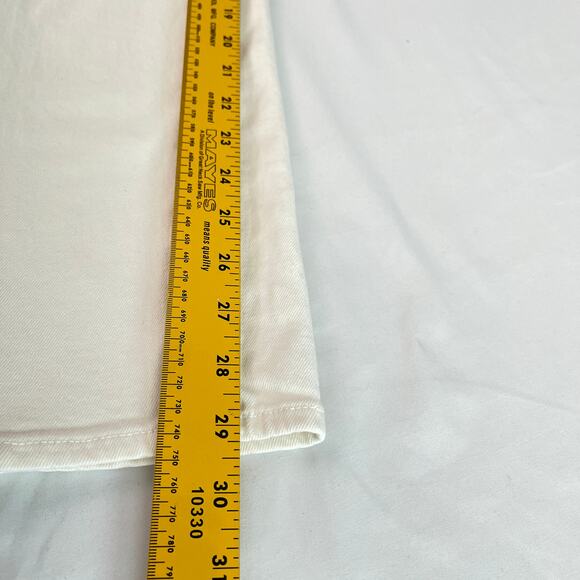 SLVRLAKE Beatnik Slim Fit High Rise Jeans White Wash Women's Size 27 - Picture 13 of 16